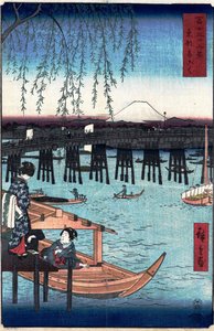36 vues du mont Fuji - 6. Ryogoku